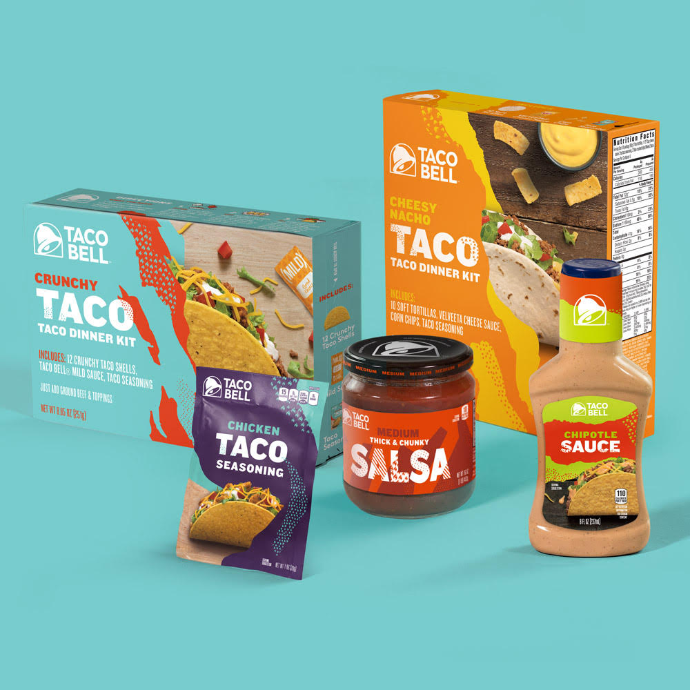 Taco Bell Grocery Store Packaging