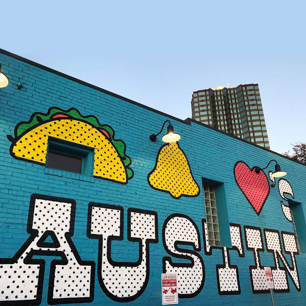 Taco Bell Austin Mural