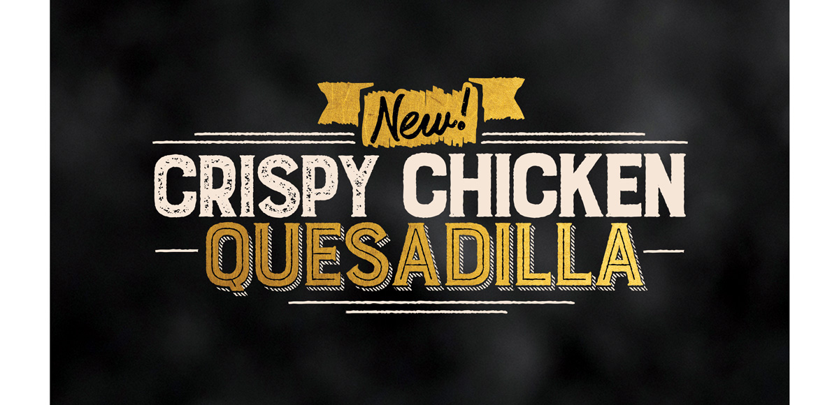 Ezell – Crispy Chicken Quesadilla Wordmark